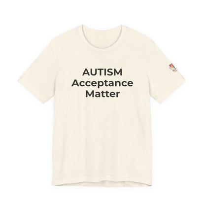 "Autism T-Shirt Acceptance Matters Shirt Support the Spectrum - Wear What You Stand For Products"