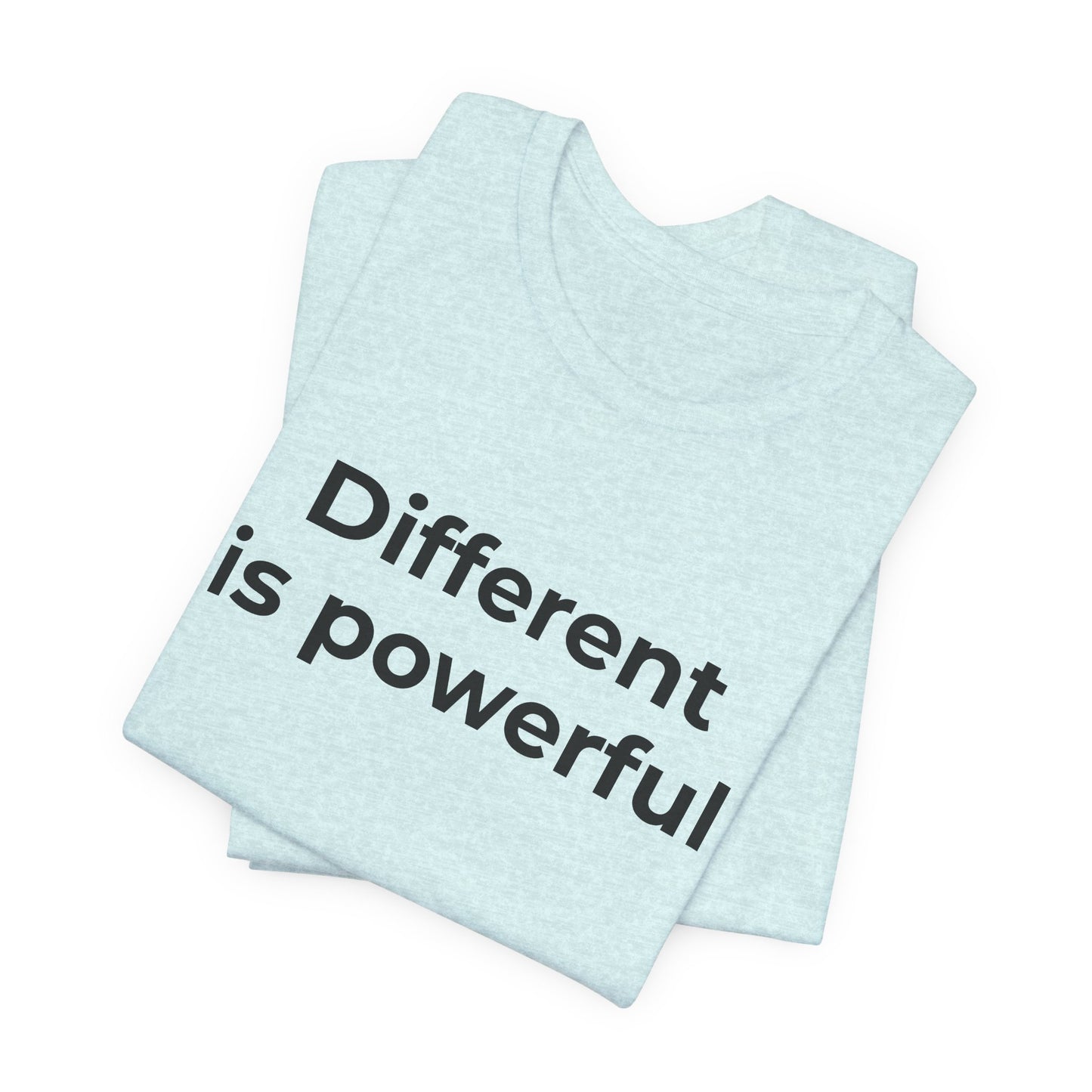 Anti-Bullying Awareness  Different is Powerful TShirt - Wear What You Stand For Products