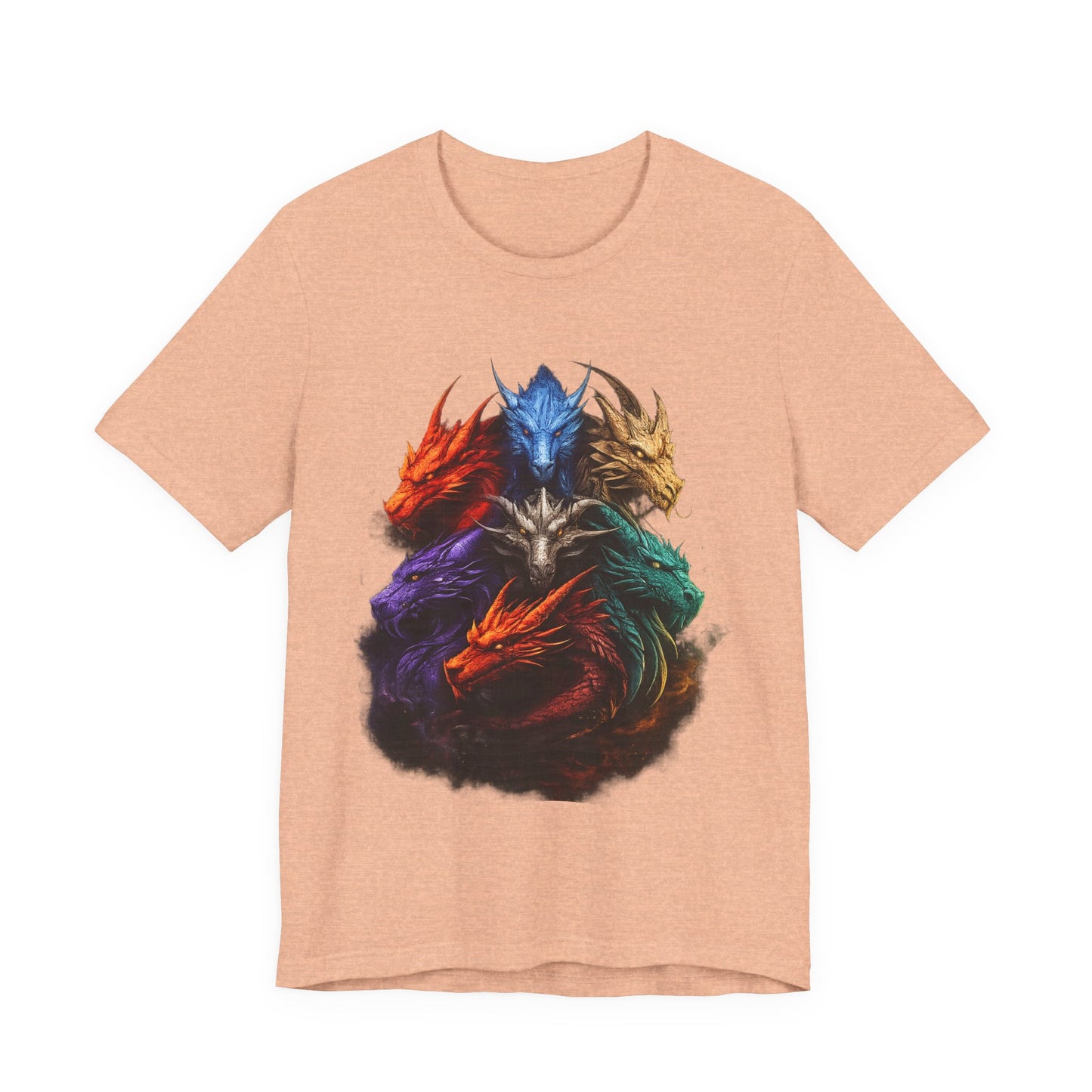 Fun Designs T-Shirt - Dragon Heads - Wear What You Stand For Products