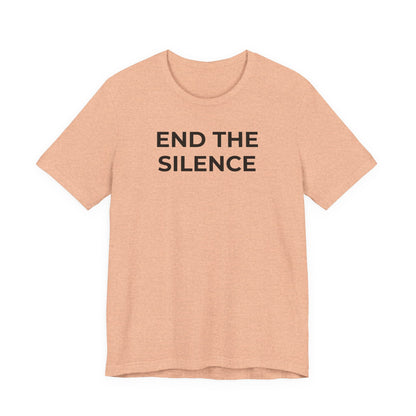Domestic Violence T-shirt End the Silence - Wear What You Stand For Products