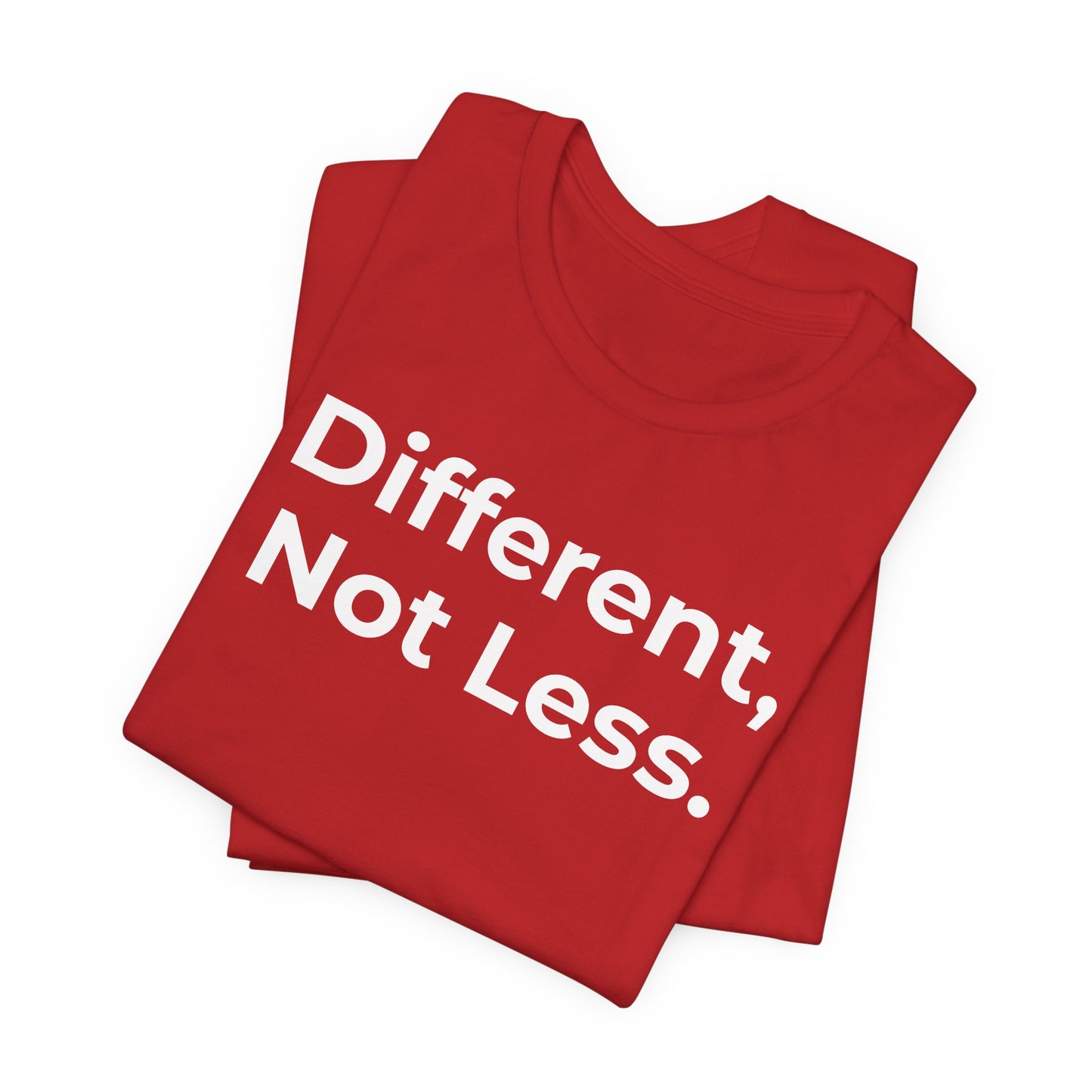Different Not Less Autism Awareness Shirt | Neurodiversity Tee - Wear What You Stand For Products