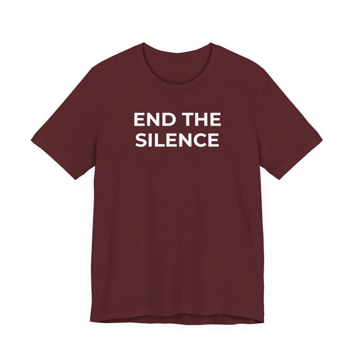 Domestic Violence T-shirt End the Silence - Wear What You Stand For Products