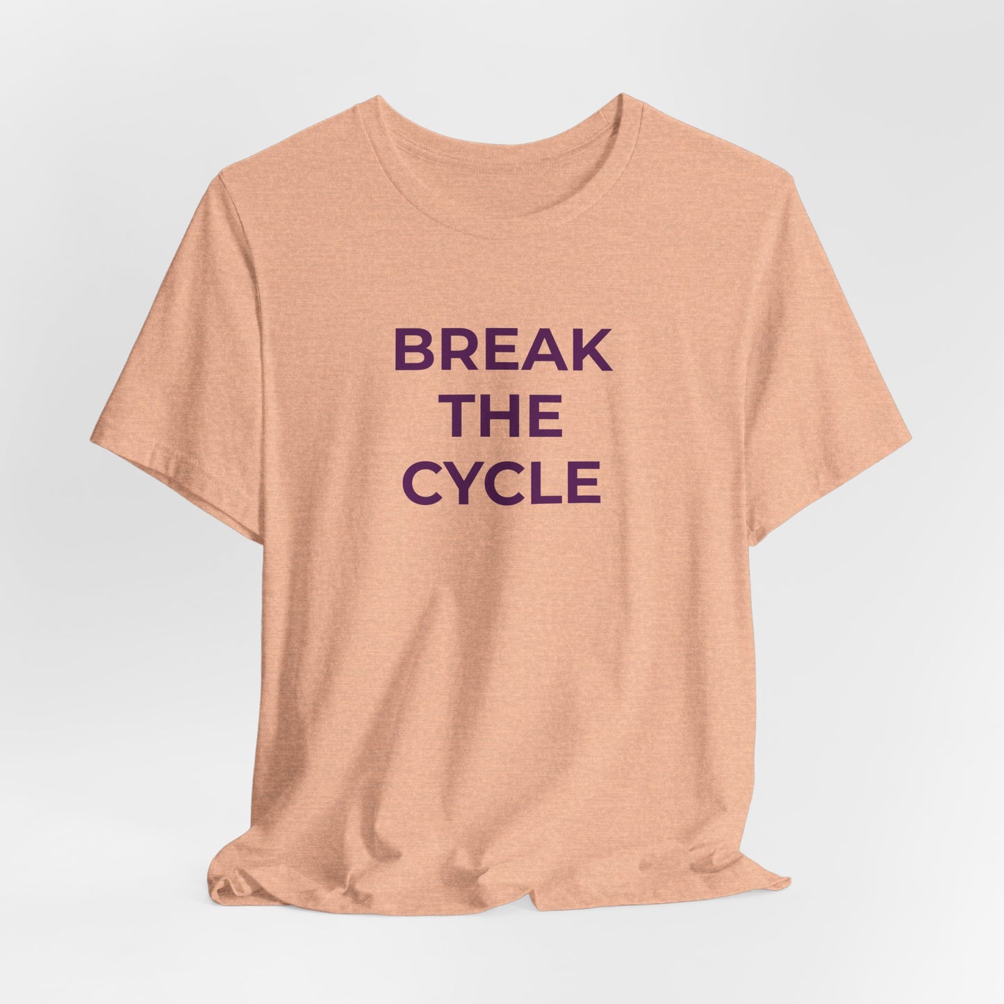 Domestic Violence T-Shirt Break the Cycle - Wear What You Stand For Products