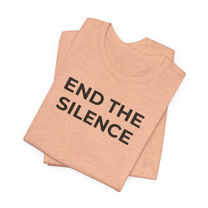 Domestic Violence T-shirt End the Silence - Wear What You Stand For Products