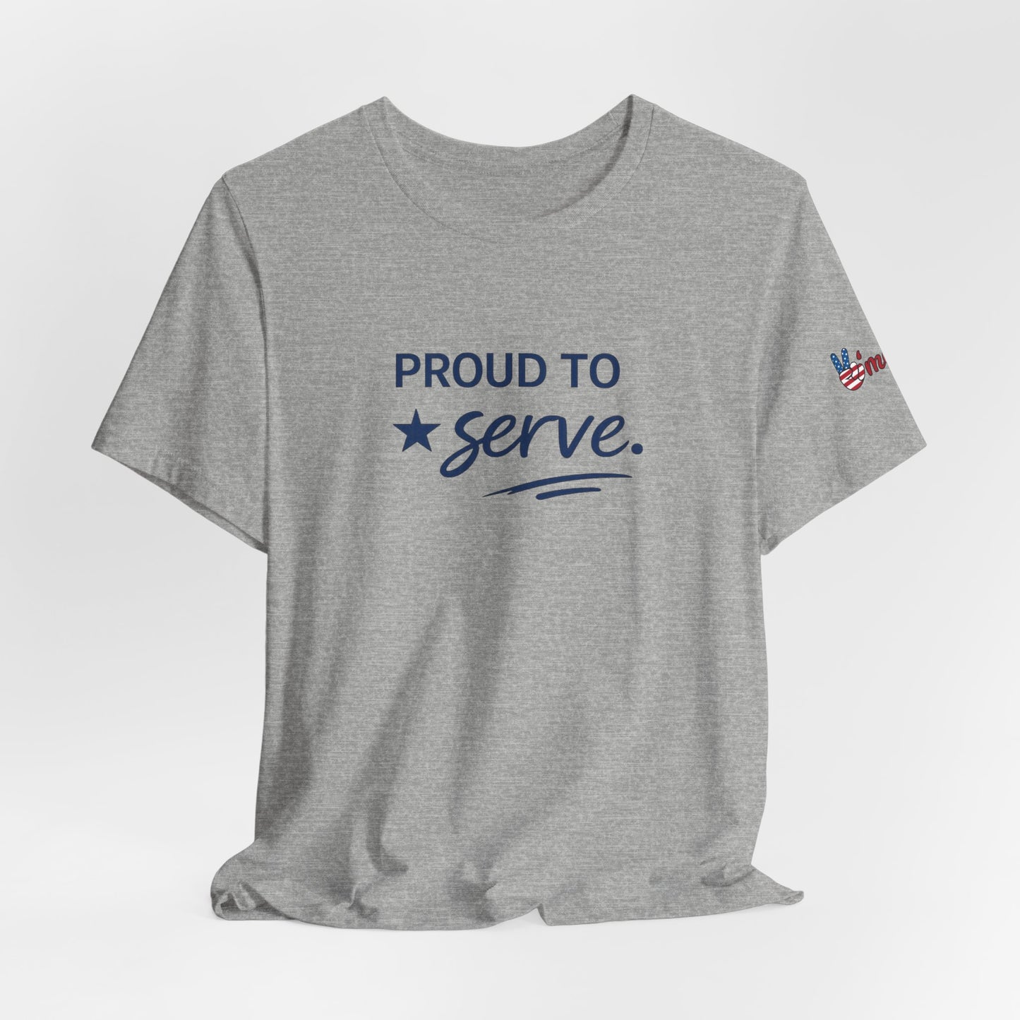 Veterans T-Shirt - Proud to Serve - Wear What You Stand For Products