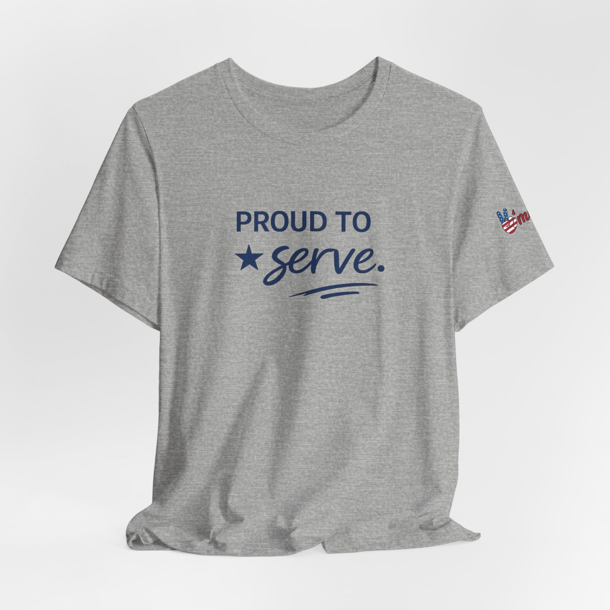 Veterans T-Shirt - Proud to Serve - Wear What You Stand For Products
