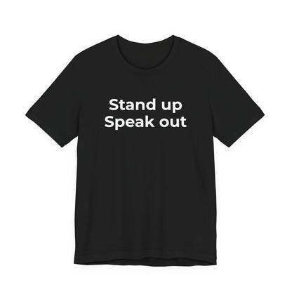 Anti-Bullying and Domestic Violence Awareness T-Shirt for Support and Advocacy - Wear What You Stand For Products