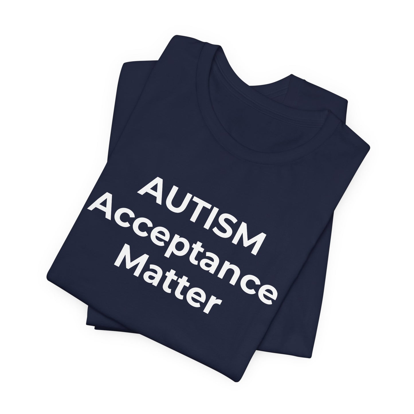 "Autism T-Shirt Acceptance Matters Shirt Support the Spectrum - Wear What You Stand For Products"