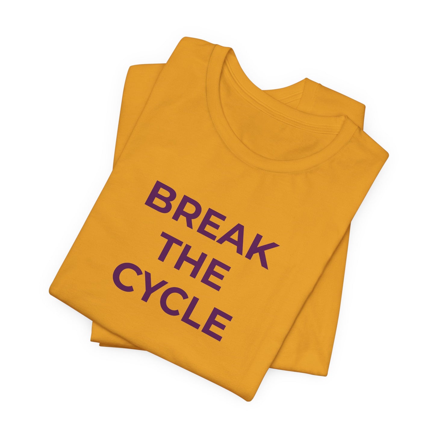 Domestic Violence T-Shirt Break the Cycle - Wear What You Stand For Products