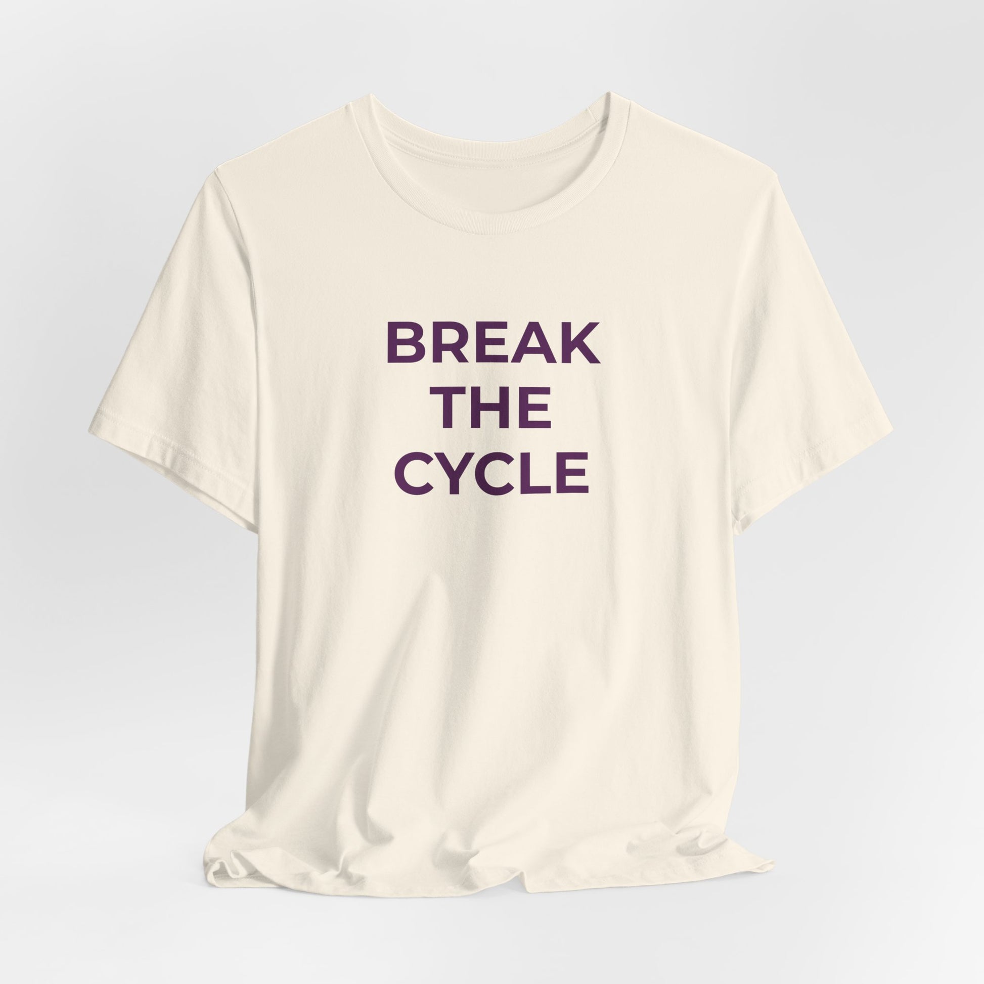Domestic Violence T-Shirt Break the Cycle - Wear What You Stand For Products
