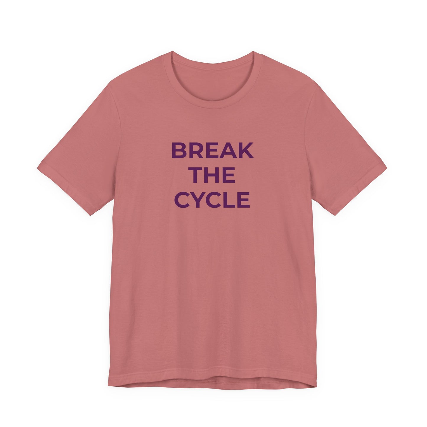 Domestic Violence T-Shirt Break the Cycle - Wear What You Stand For Products