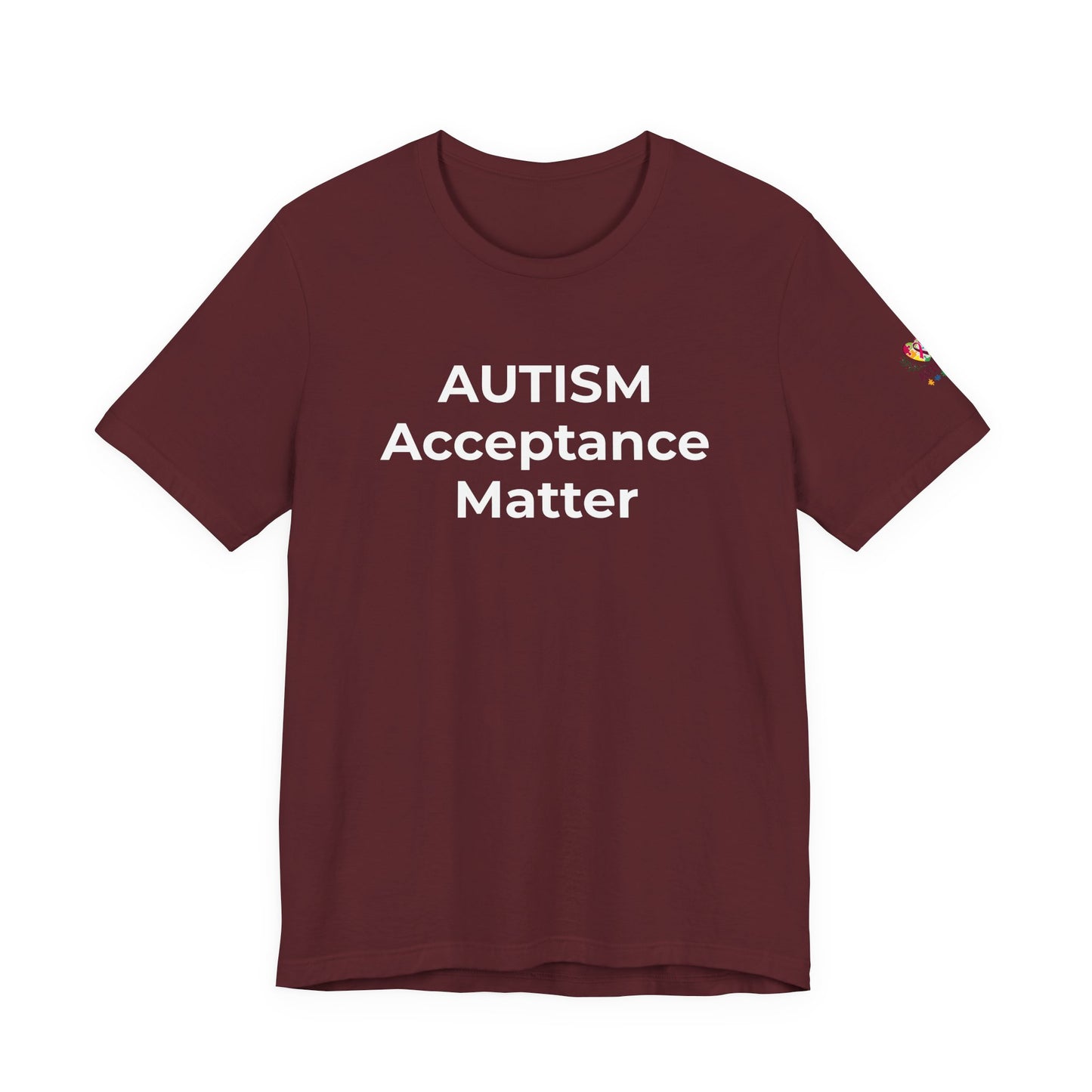 "Autism T-Shirt Acceptance Matters Shirt Support the Spectrum - Wear What You Stand For Products"