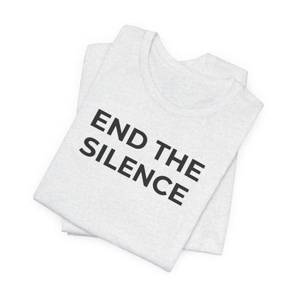 Domestic Violence T-shirt End the Silence - Wear What You Stand For Products