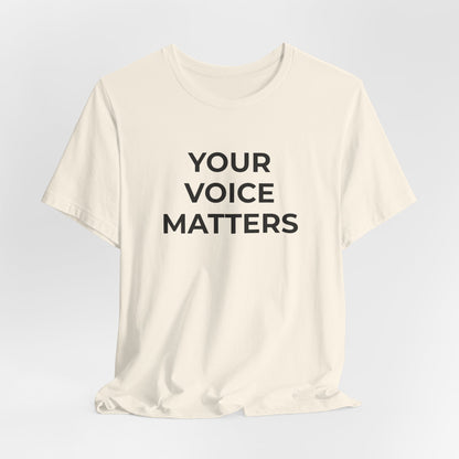 Domestic Violence T-Shirt Your Voice Matters - Wear What You Stand For Products