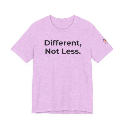Different Not Less Autism Awareness Shirt | Neurodiversity Tee