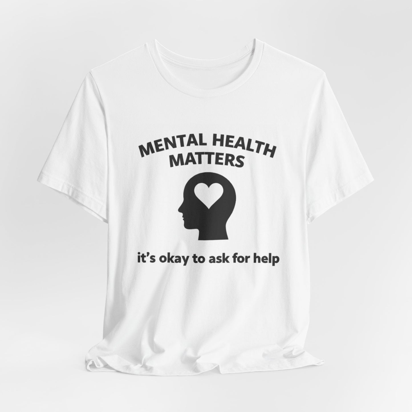 Mental Health T-Shirt - Mental Health Matters with Diagram - Wear What You Stand For Products