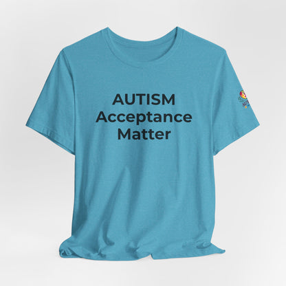 "Autism T-Shirt Acceptance Matters Shirt Support the Spectrum - Wear What You Stand For Products"
