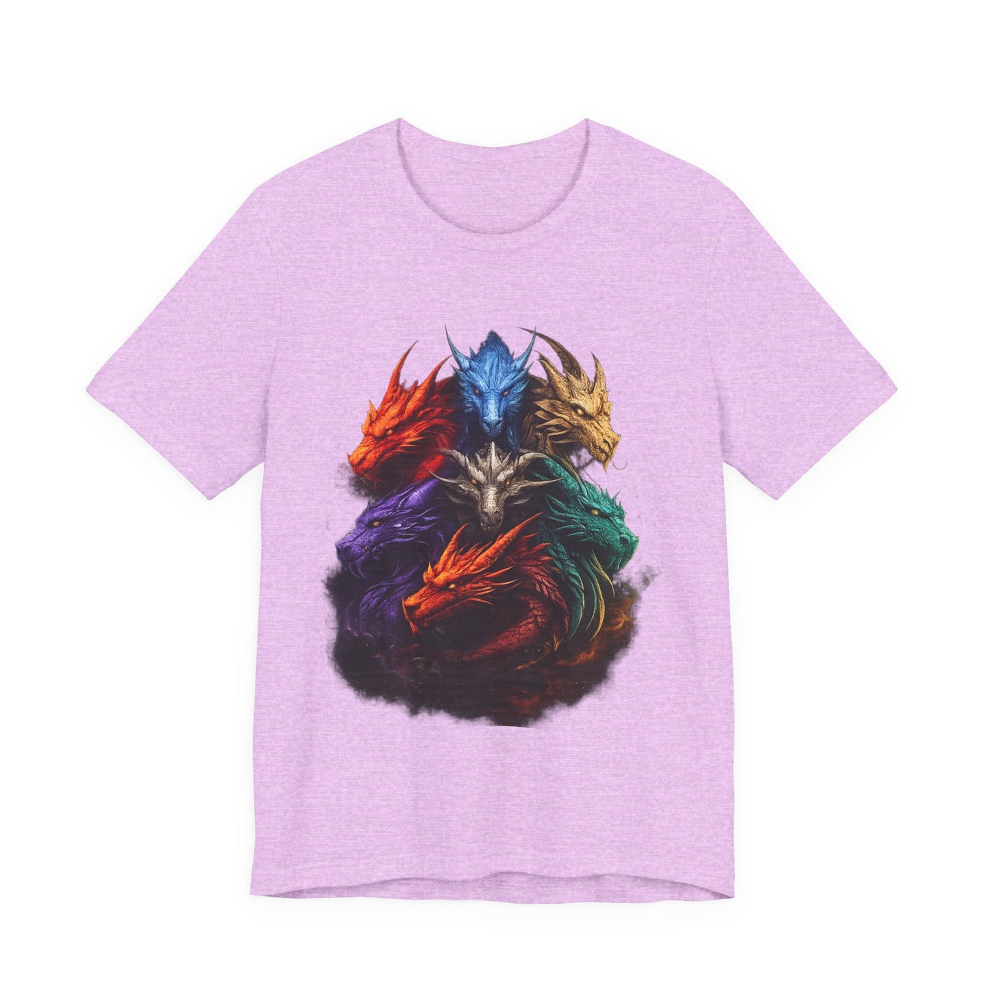 Fun Designs T-Shirt - Dragon Heads - Wear What You Stand For Products