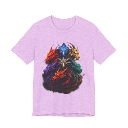 Fun Designs T-Shirt - Dragon Heads - Wear What You Stand For Products