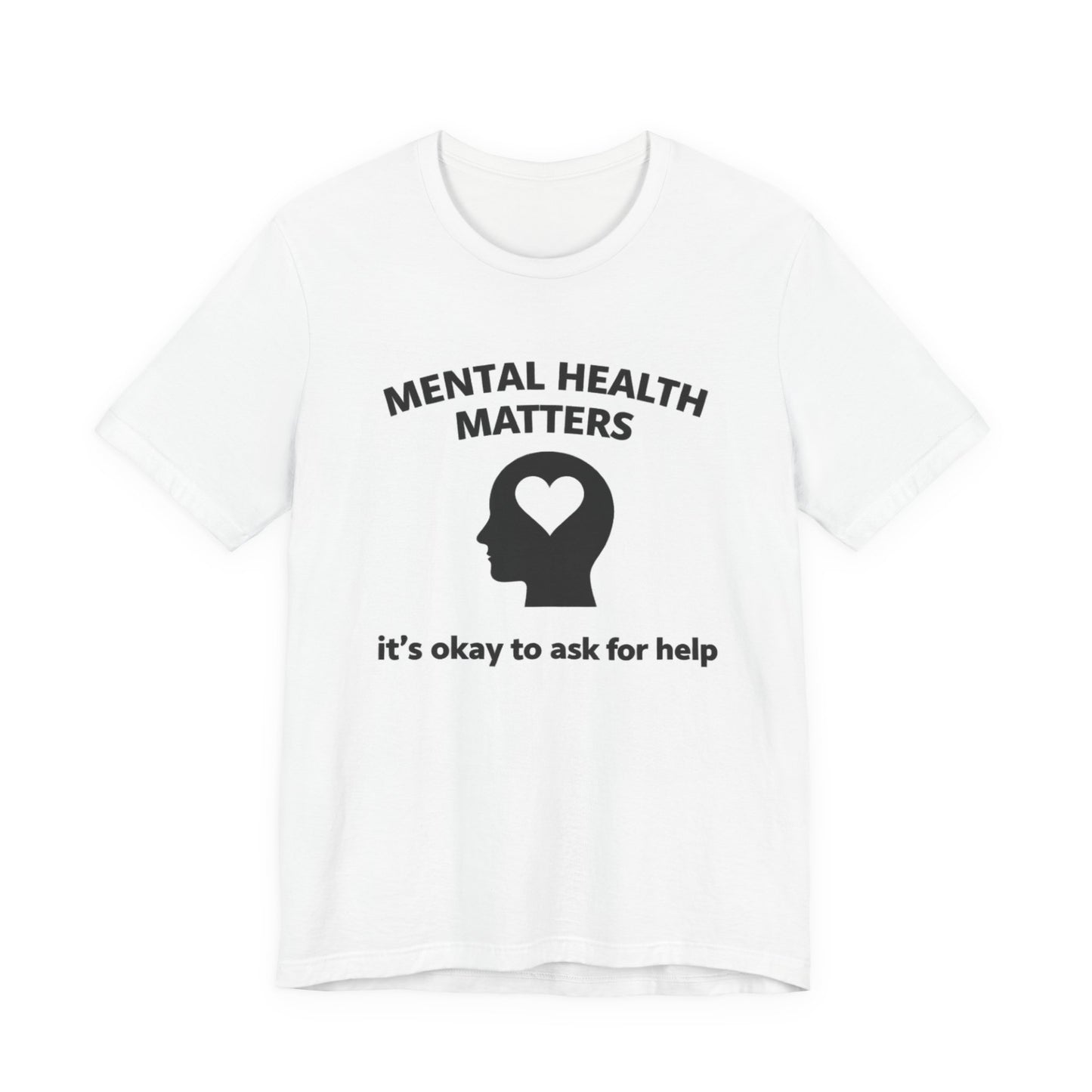 Mental Health T-Shirt - Mental Health Matters with Diagram - Wear What You Stand For Products