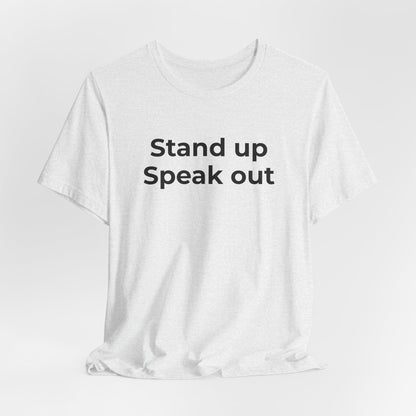 Anti-Bullying and Domestic Violence Awareness T-Shirt for Support and Advocacy - Wear What You Stand For Products