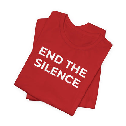 Domestic Violence T-shirt End the Silence - Wear What You Stand For Products