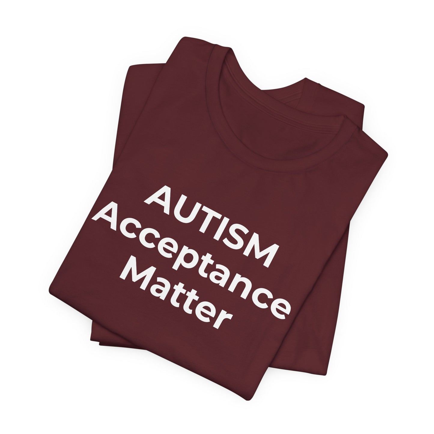 "Autism T-Shirt Acceptance Matters Shirt Support the Spectrum - Wear What You Stand For Products"