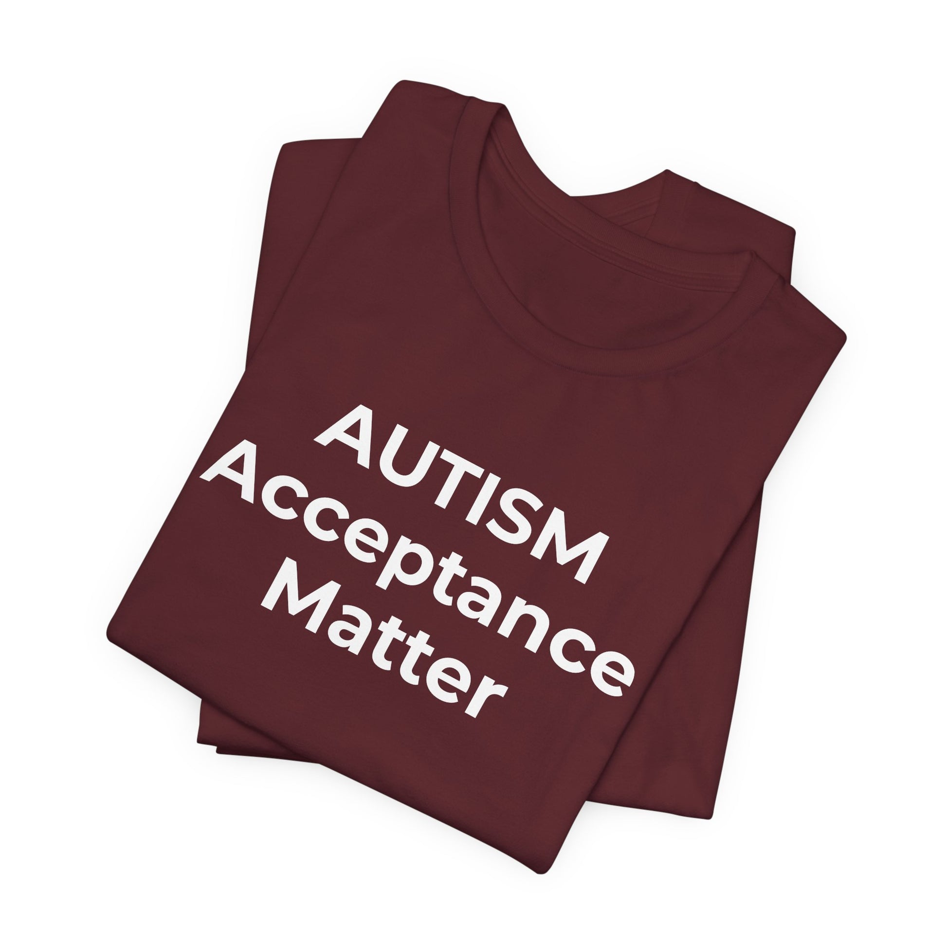 "Autism T-Shirt Acceptance Matters Shirt Support the Spectrum - Wear What You Stand For Products"