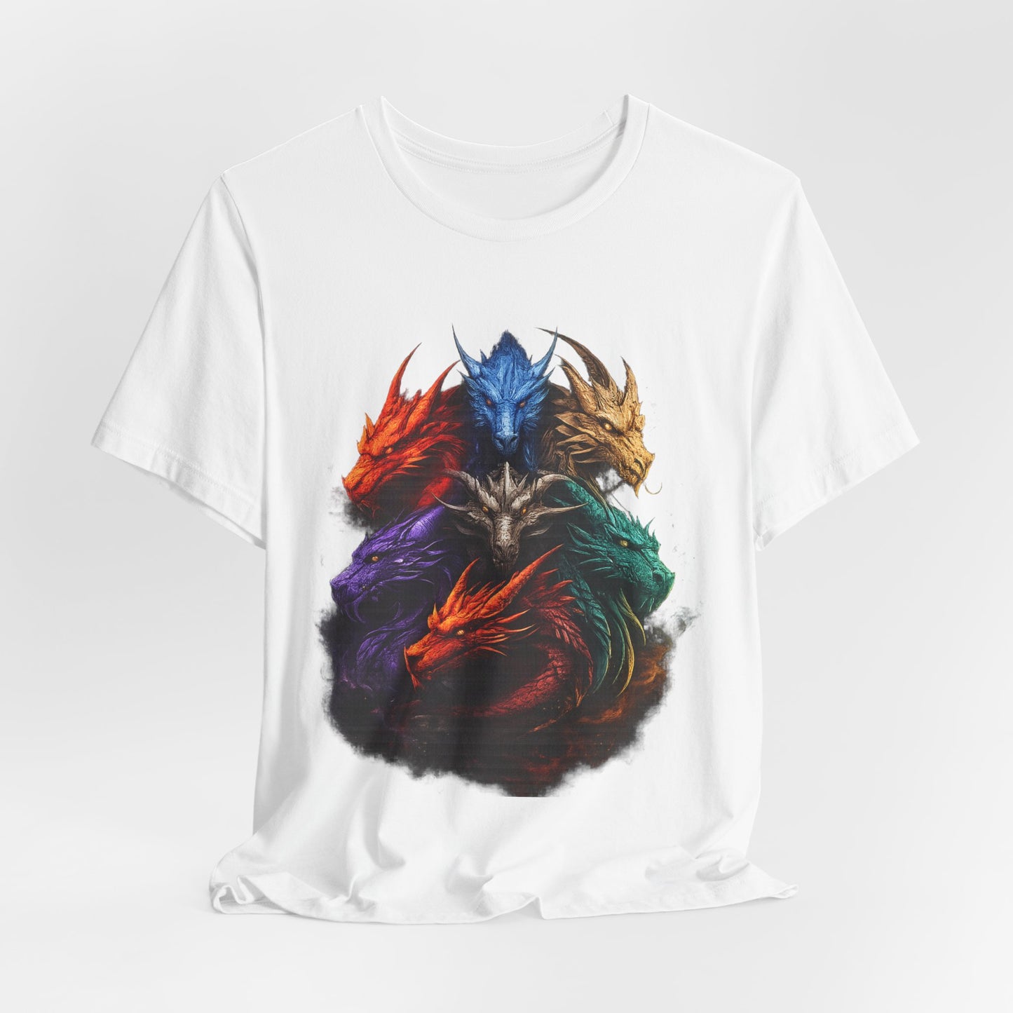 Fun Designs T-Shirt - Dragon Heads - Wear What You Stand For Products
