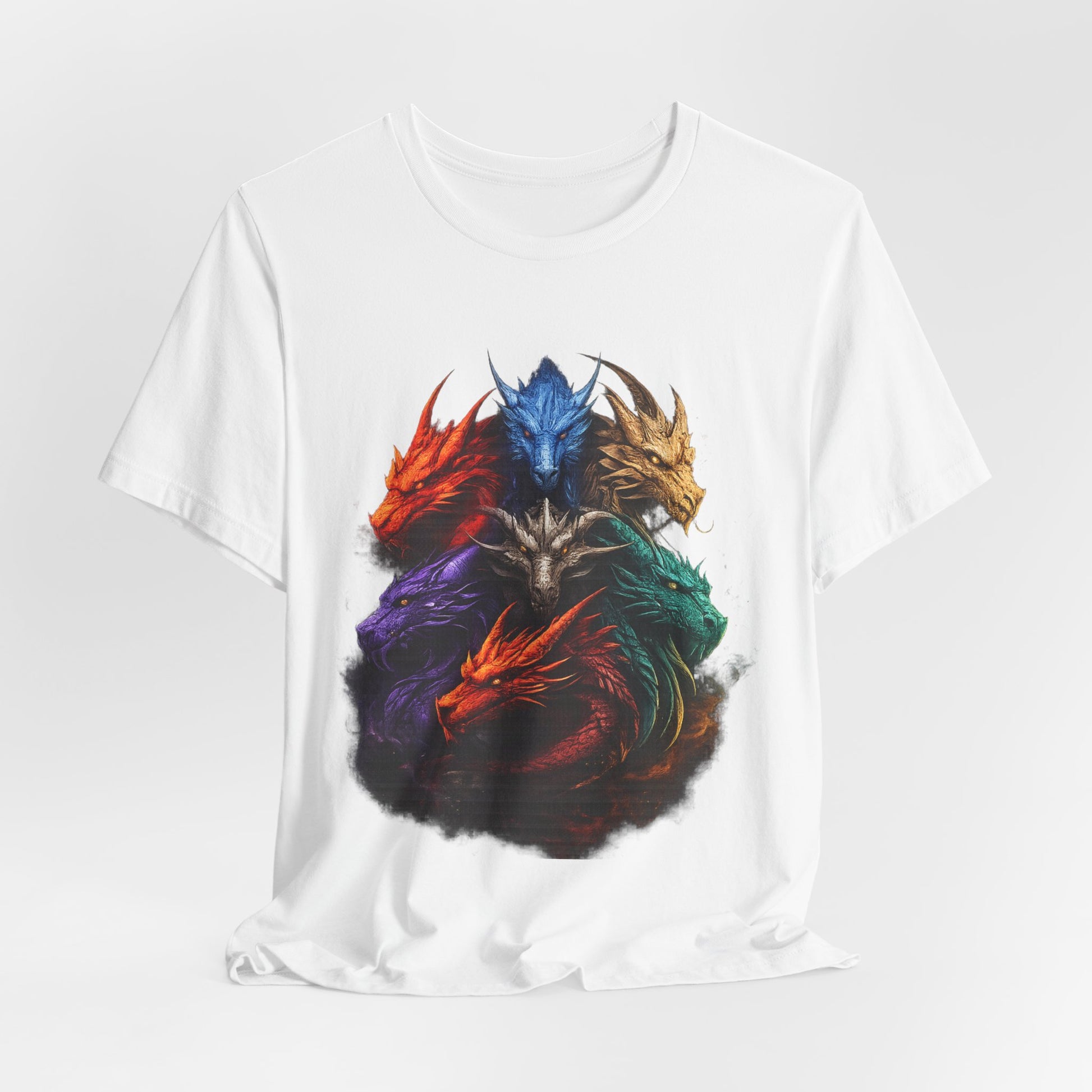 Fun Designs T-Shirt - Dragon Heads - Wear What You Stand For Products