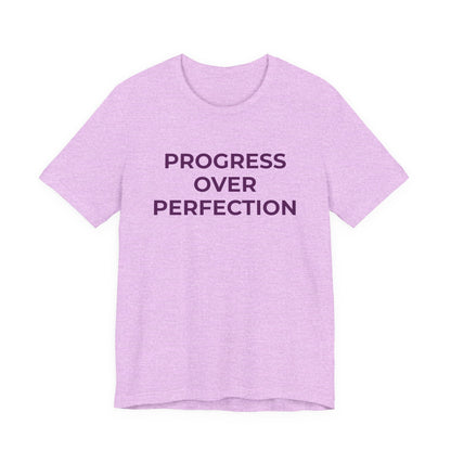 Addiction T-Shirt - Progress over Perfection - Wear What You Stand For Products