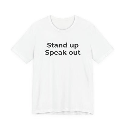 Anti-Bullying and Domestic Violence Awareness T-Shirt for Support and Advocacy - Wear What You Stand For Products