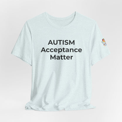 "Autism T-Shirt Acceptance Matters Shirt Support the Spectrum - Wear What You Stand For Products"