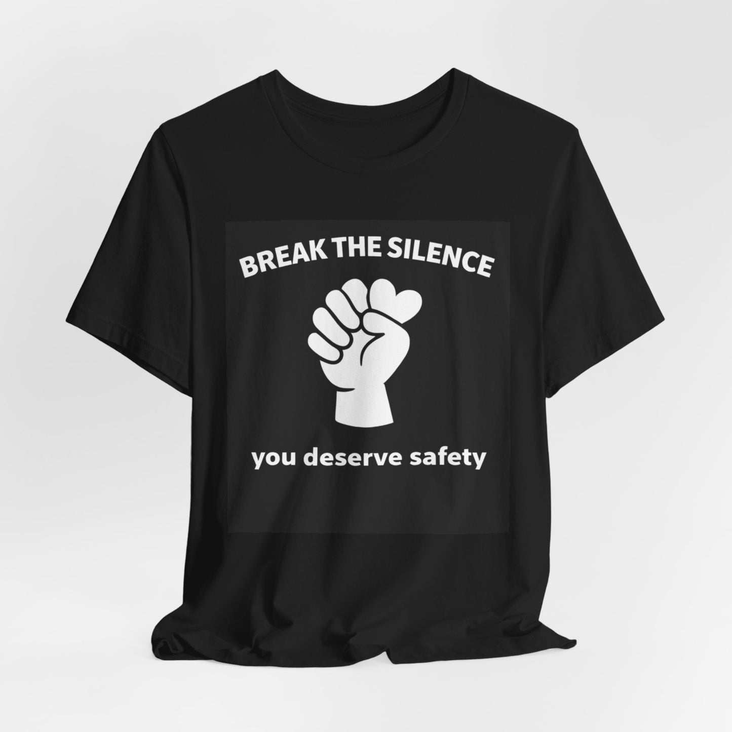Domestic Violence T-Shirt - Break the Silence with Diagram - Wear What You Stand For Products