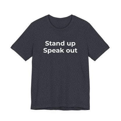 Anti-Bullying and Domestic Violence Awareness T-Shirt for Support and Advocacy - Wear What You Stand For Products