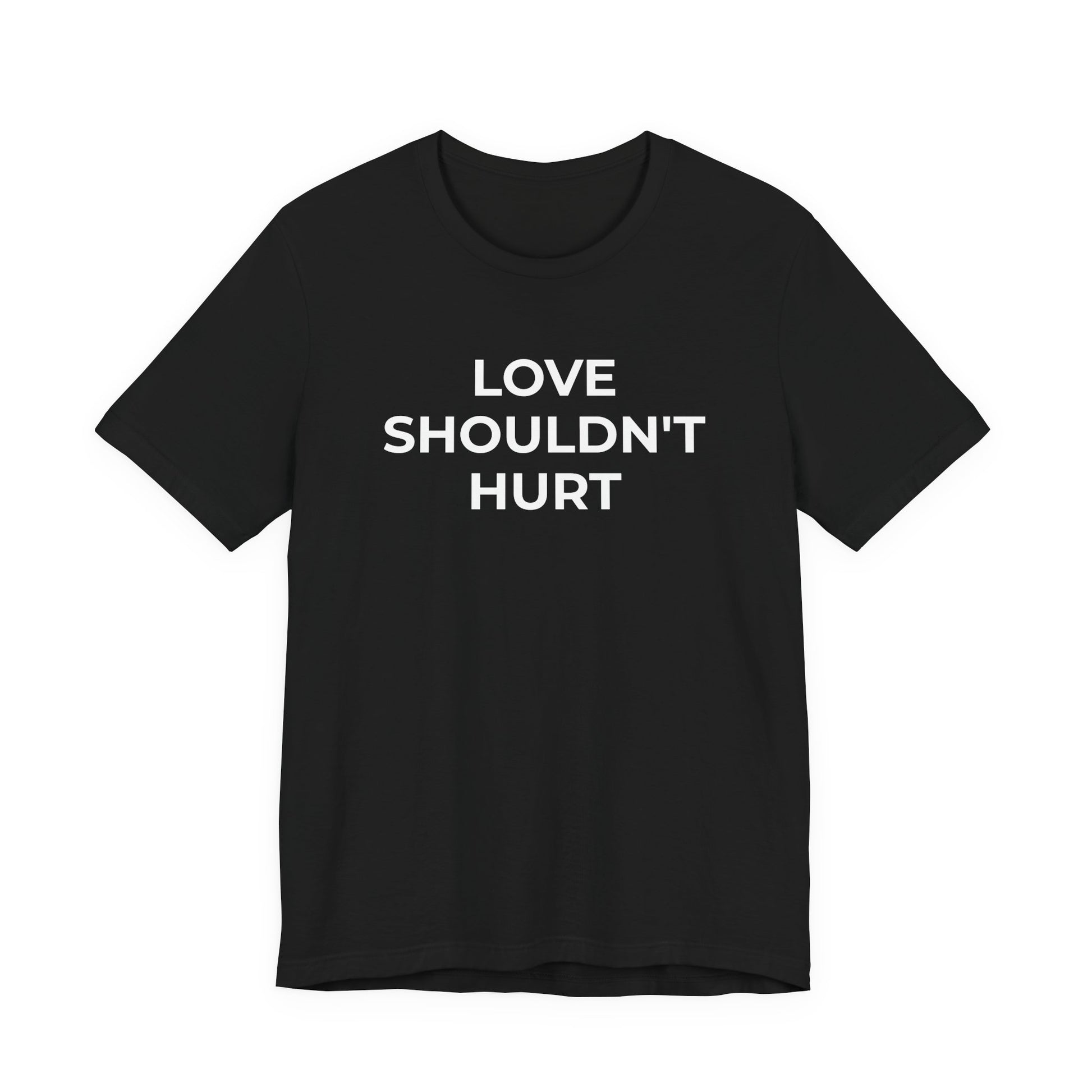Domestic Violence T-Shirt Love Shouldn't Hurt - Wear What You Stand For Products
