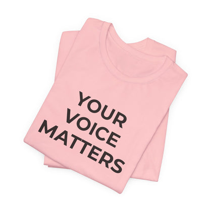 Domestic Violence T-Shirt Your Voice Matters - Wear What You Stand For Products