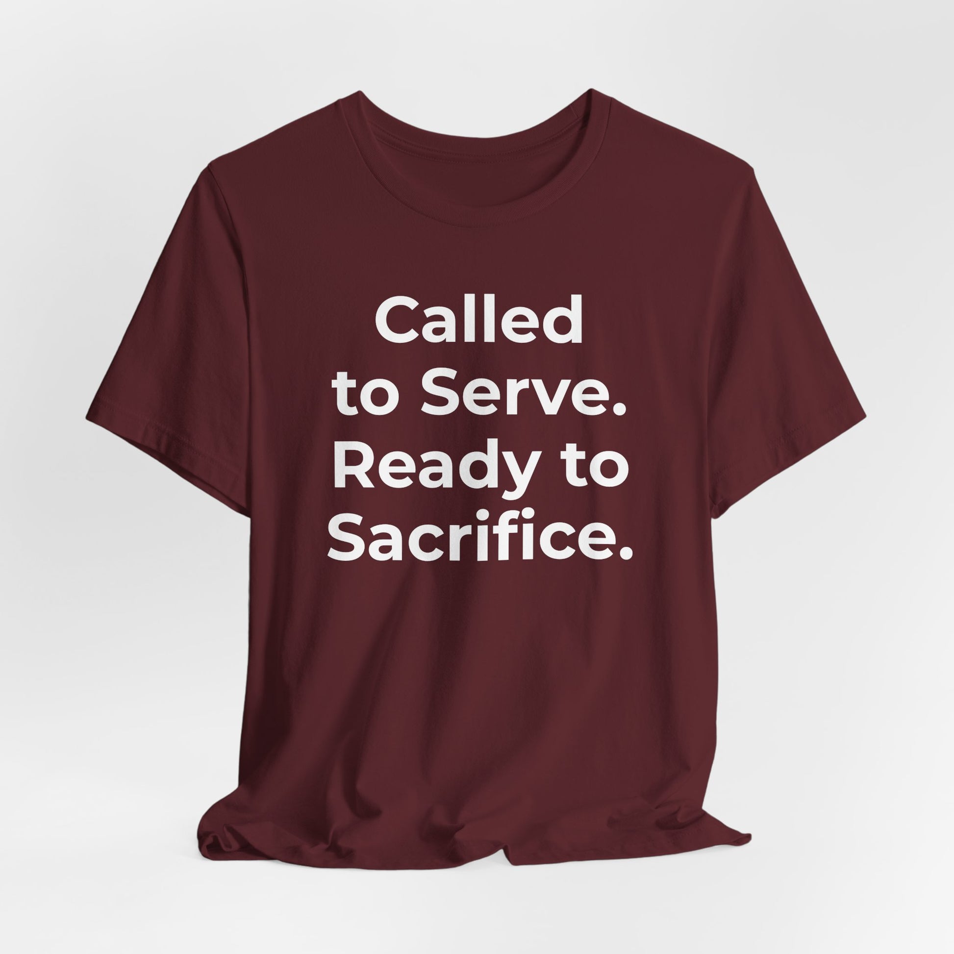 First Responders T-Shirt - Called to Serve. Ready to Sacrifice - Wear What You Stand For Products