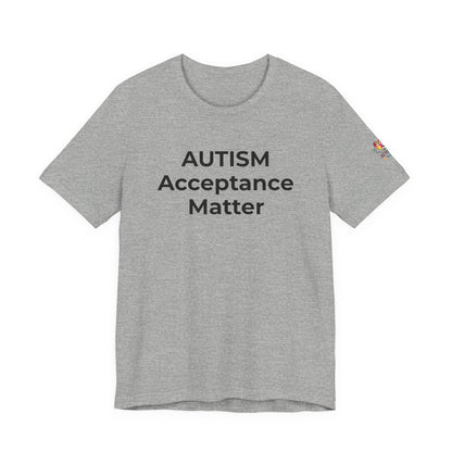 "Autism T-Shirt Acceptance Matters Shirt Support the Spectrum - Wear What You Stand For Products"