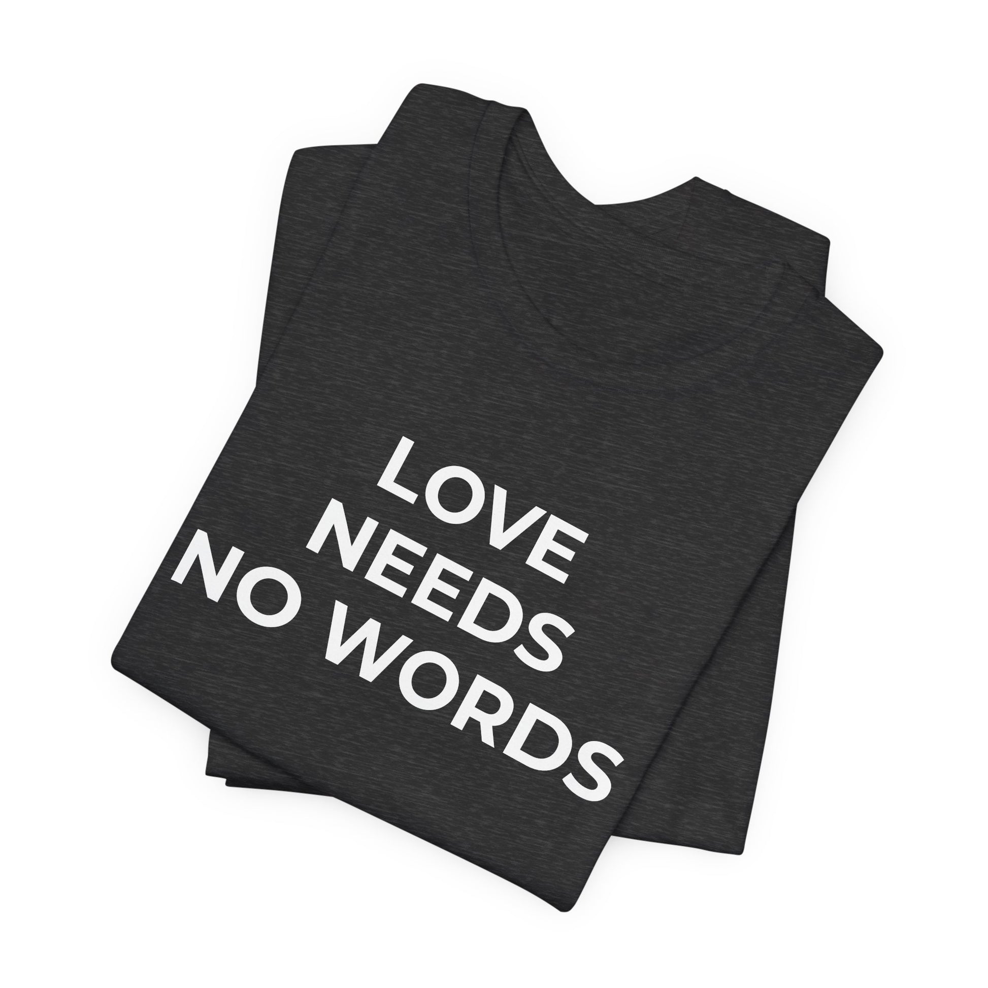 Love Needs No Words Autism Shirt | Autism Support Tee - Wear What You Stand For Products