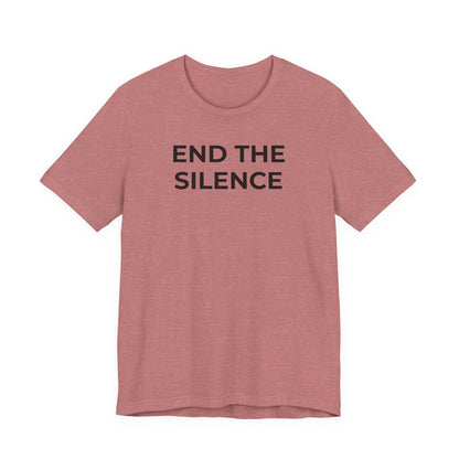 Domestic Violence T-shirt End the Silence - Wear What You Stand For Products