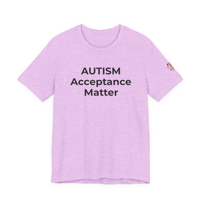 "Autism T-Shirt Acceptance Matters Shirt Support the Spectrum - Wear What You Stand For Products"