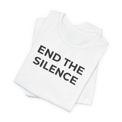 Domestic Violence T-shirt End the Silence - Wear What You Stand For Products