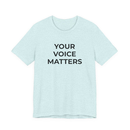 Domestic Violence T-Shirt Your Voice Matters - Wear What You Stand For Products