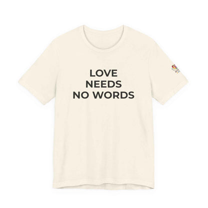 Love Needs No Words Autism Shirt | Autism Support Tee