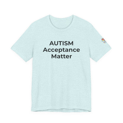 "Autism T-Shirt Acceptance Matters Shirt Support the Spectrum - Wear What You Stand For Products"