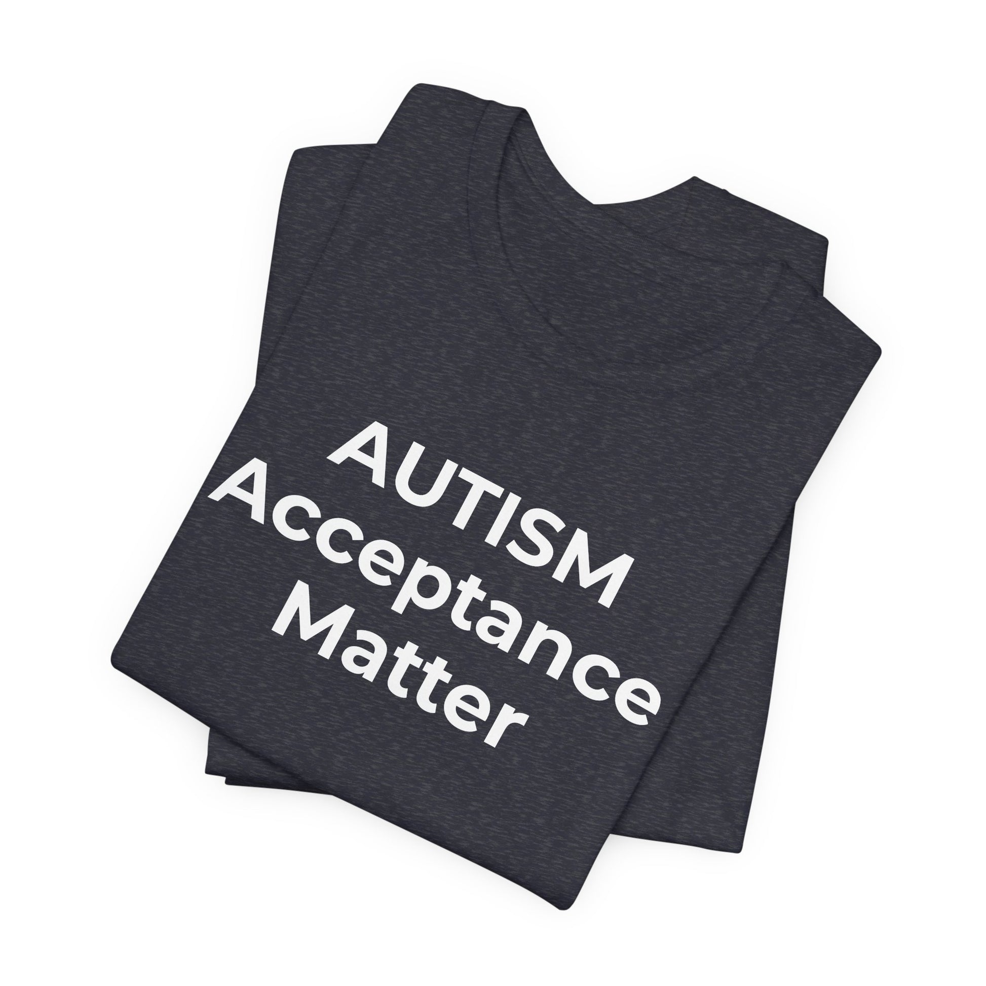 "Autism T-Shirt Acceptance Matters Shirt Support the Spectrum - Wear What You Stand For Products"