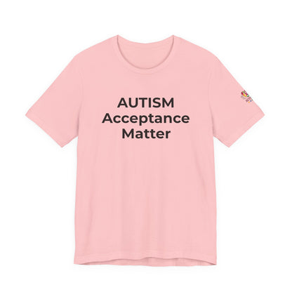 "Autism T-Shirt Acceptance Matters Shirt Support the Spectrum - Wear What You Stand For Products"