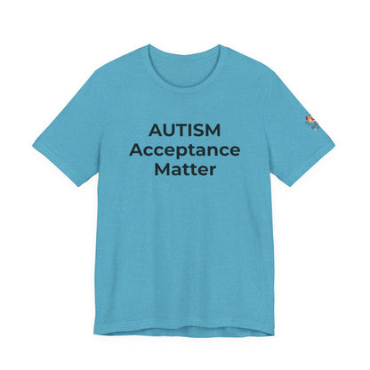 "Autism T-Shirt Acceptance Matters Shirt Support the Spectrum - Wear What You Stand For Products"