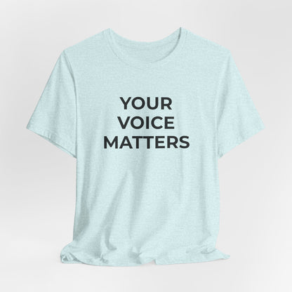Domestic Violence T-Shirt Your Voice Matters - Wear What You Stand For Products